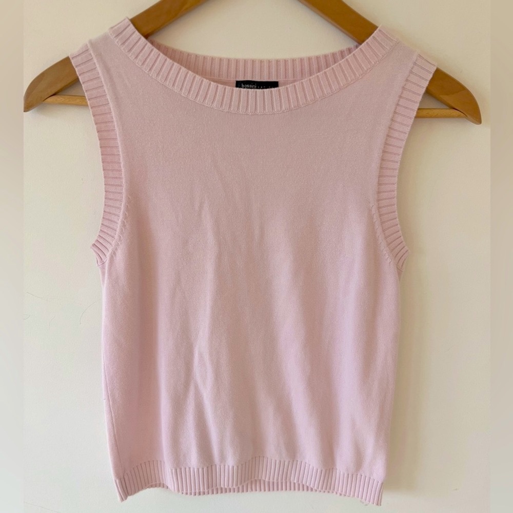 Pink Vintage Sweater Vest
